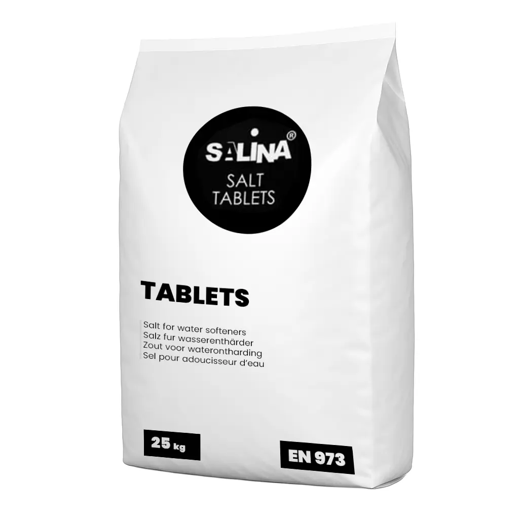 Salina Salt Tablets 25kg - Salt Tablets for Water Softener (40/Pallet)