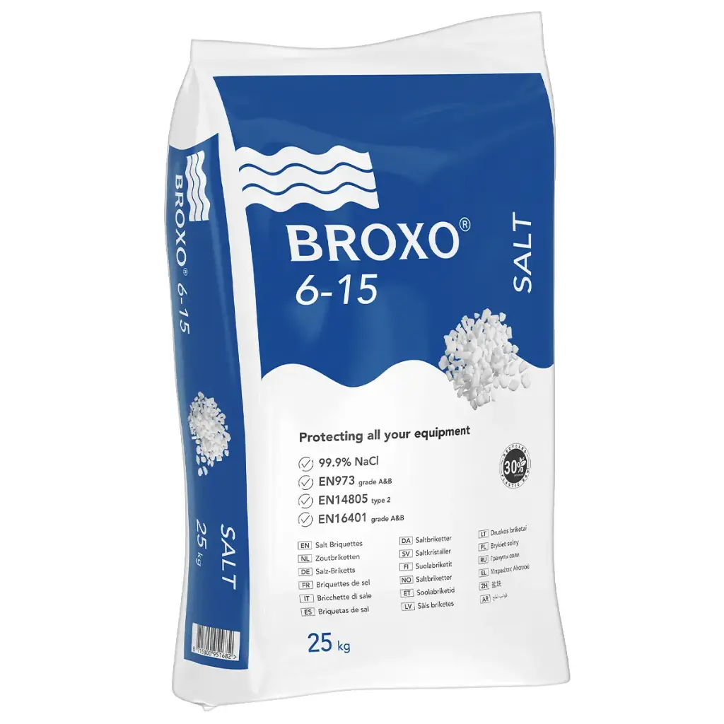 Broxo 6-15mm 25 KG - Zout Kristallen Voor Waterverzachter