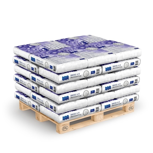 Broxo 6-15mm 25 KG - Zout Kristallen Voor Waterverzachter (1 Pallet: 40 x 25 KG)
