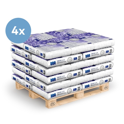 Broxo 6-15mm 25 KG - Zout Kristallen Voor Waterverzachter (4 Palletten: 160 x 25 KG)