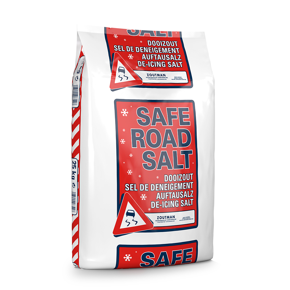 Safe Road Salt 25 kg – Classic De-icing Salt / Melting Salt for Winter Safety