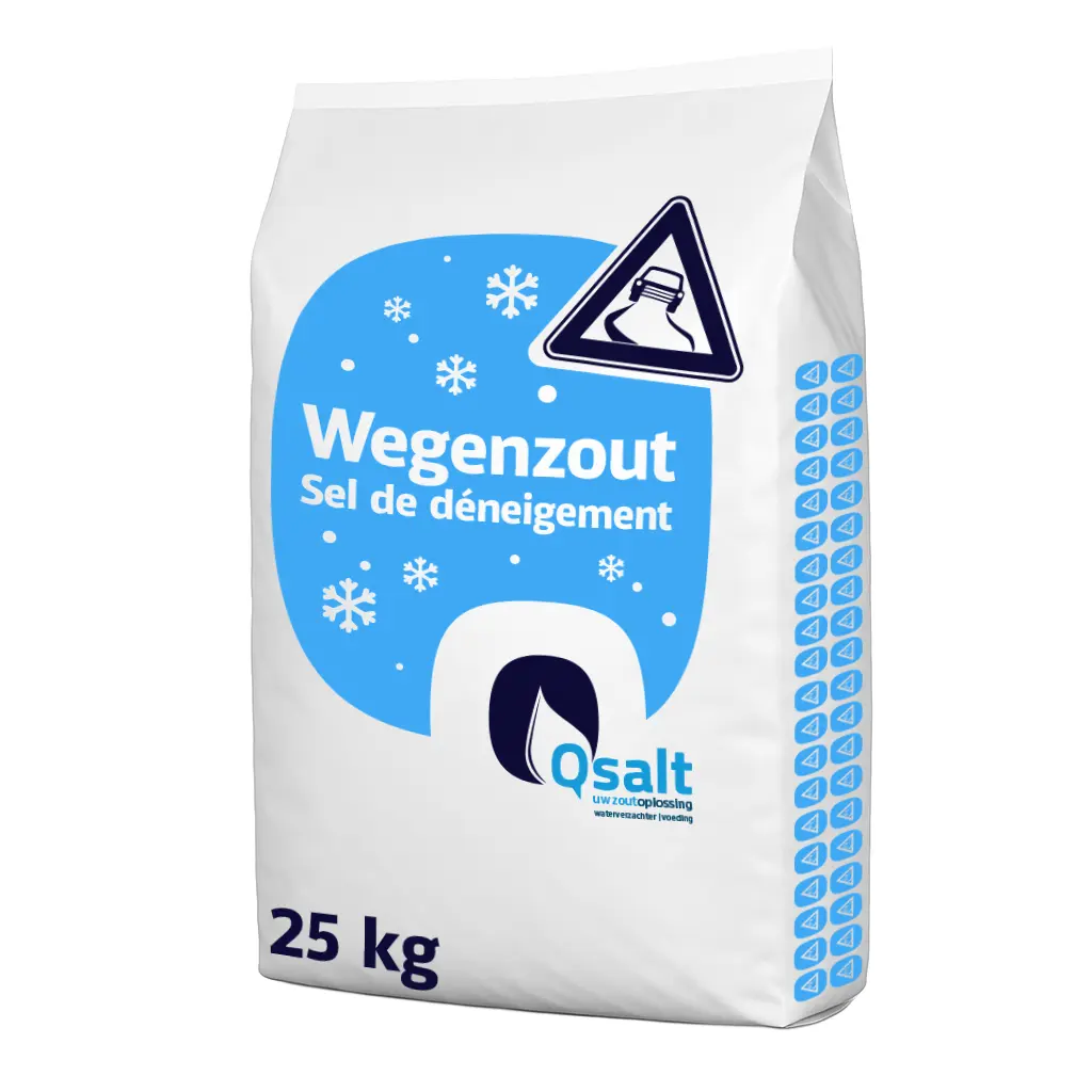 Qsalt Wegenzout - Strooizout 25KG (40 / Pallet)
