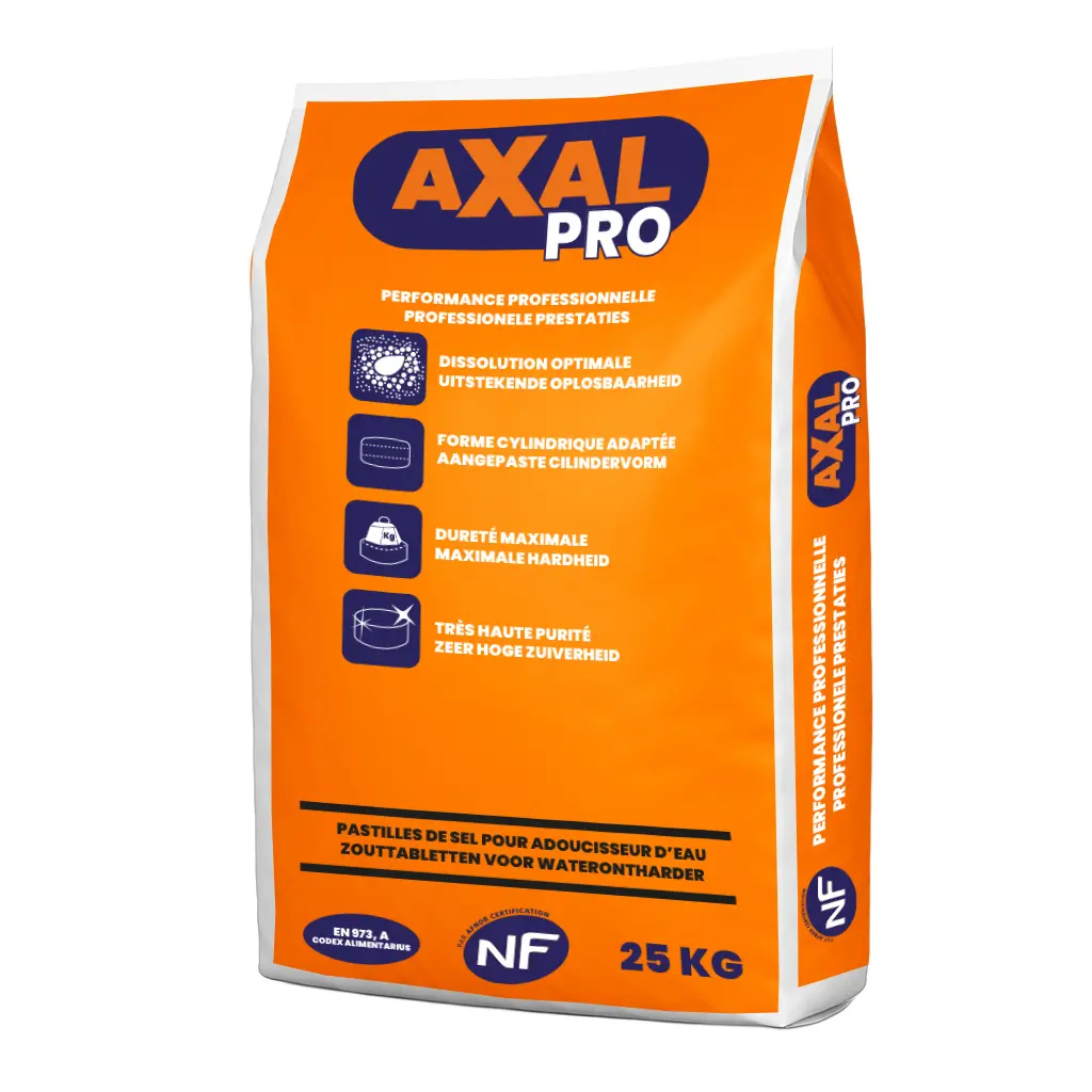 AXAL PRO 25KG - Sel En Pastilles Pour L'adoucisseur