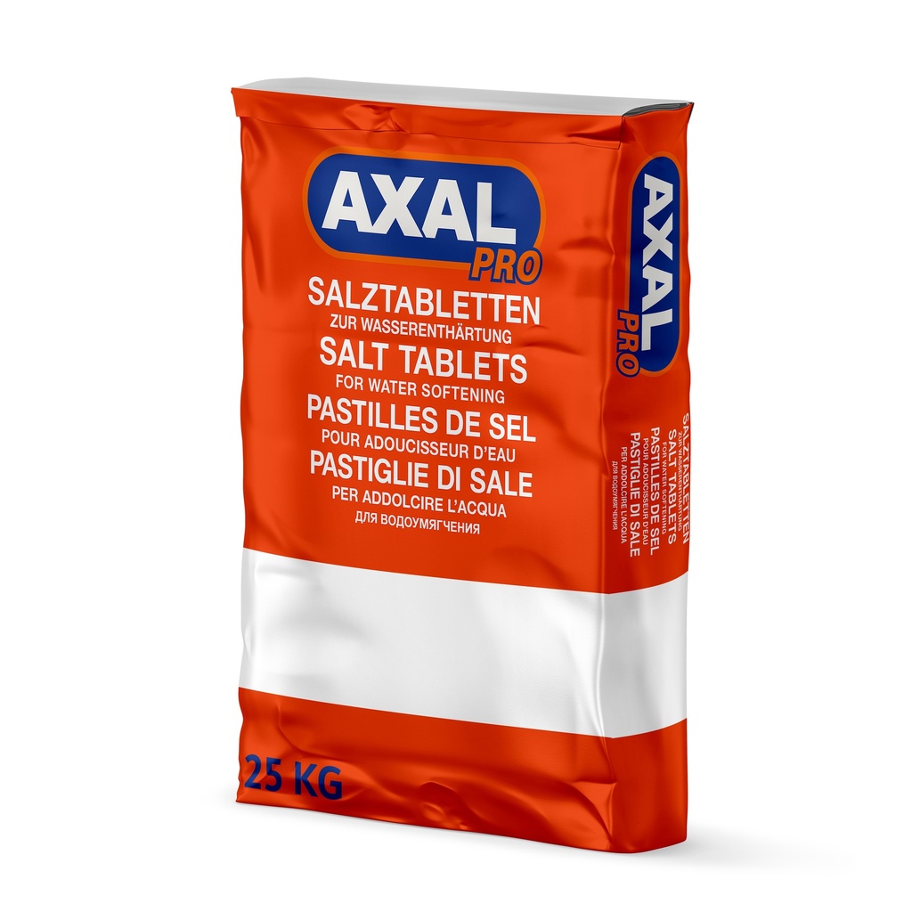 AXAL PRO 25KG - Salt Tablets Water Softener (40/Pallet)