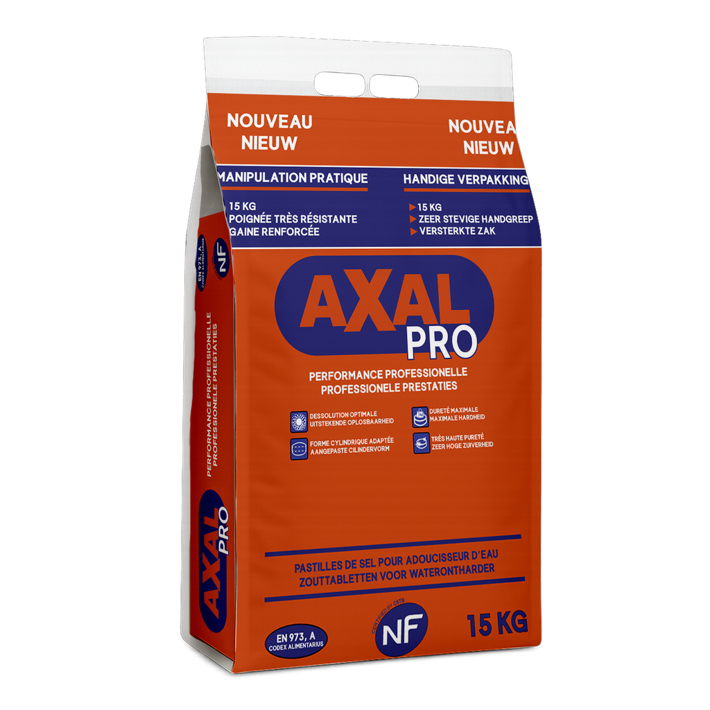 Axal Pro Salt Tablets Water Softener 15KG (66 / Pallet)