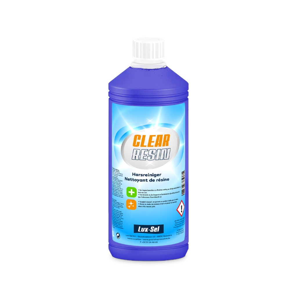 Clear Resin 1L - Cleaner For Water Softener