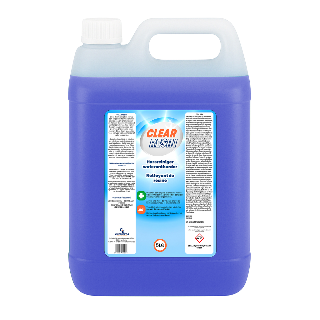 Clear Resin 5L - Harsreiniger - Reiniger Waterontharder (kopie)