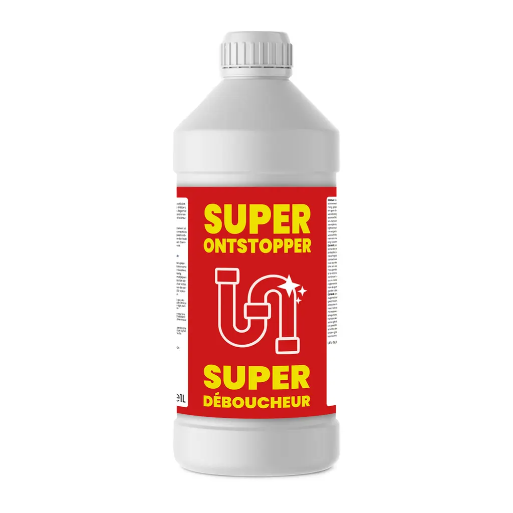 Super Ontstopper 1L - Krachtige Vloeibare Ontstopper 