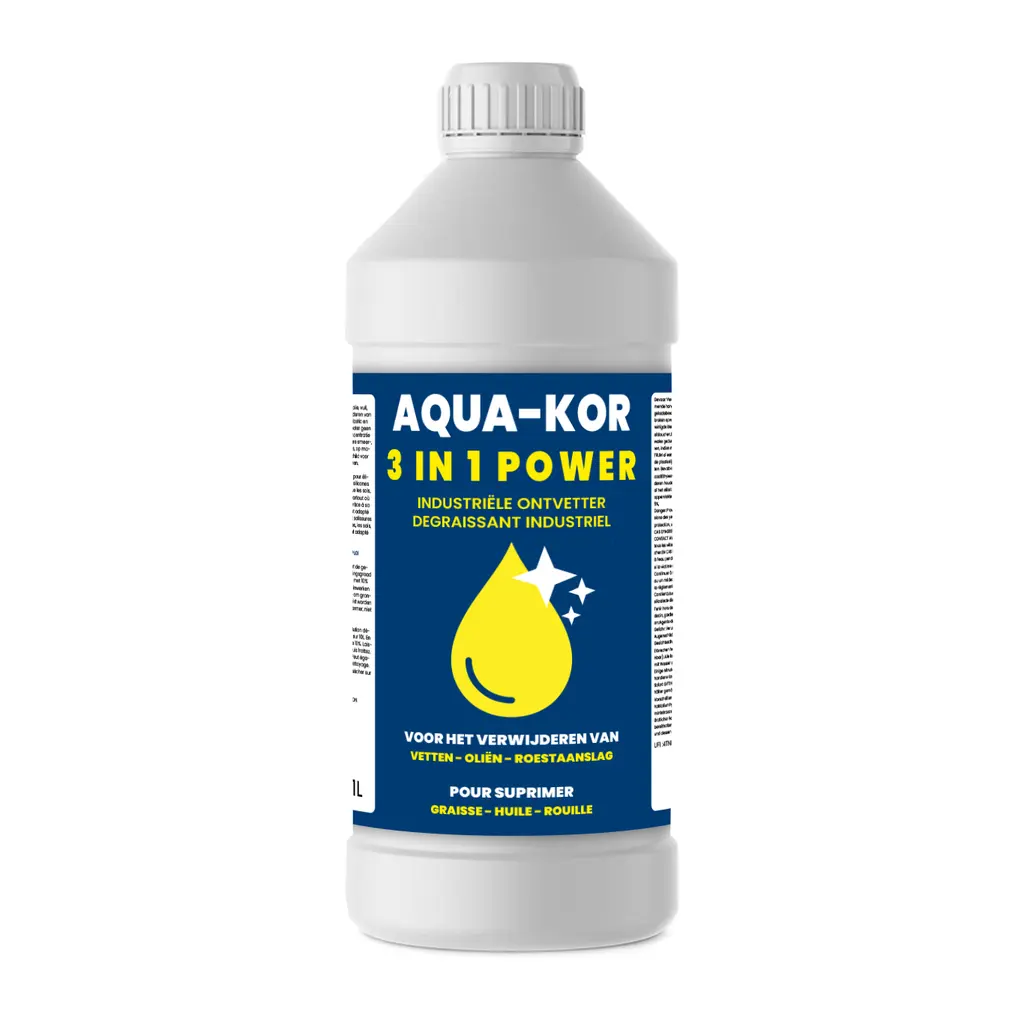 CHEMIEKOR Ontvetter AquaKor 1L - Verwijderen van vetten - Olie & Roestaanslag