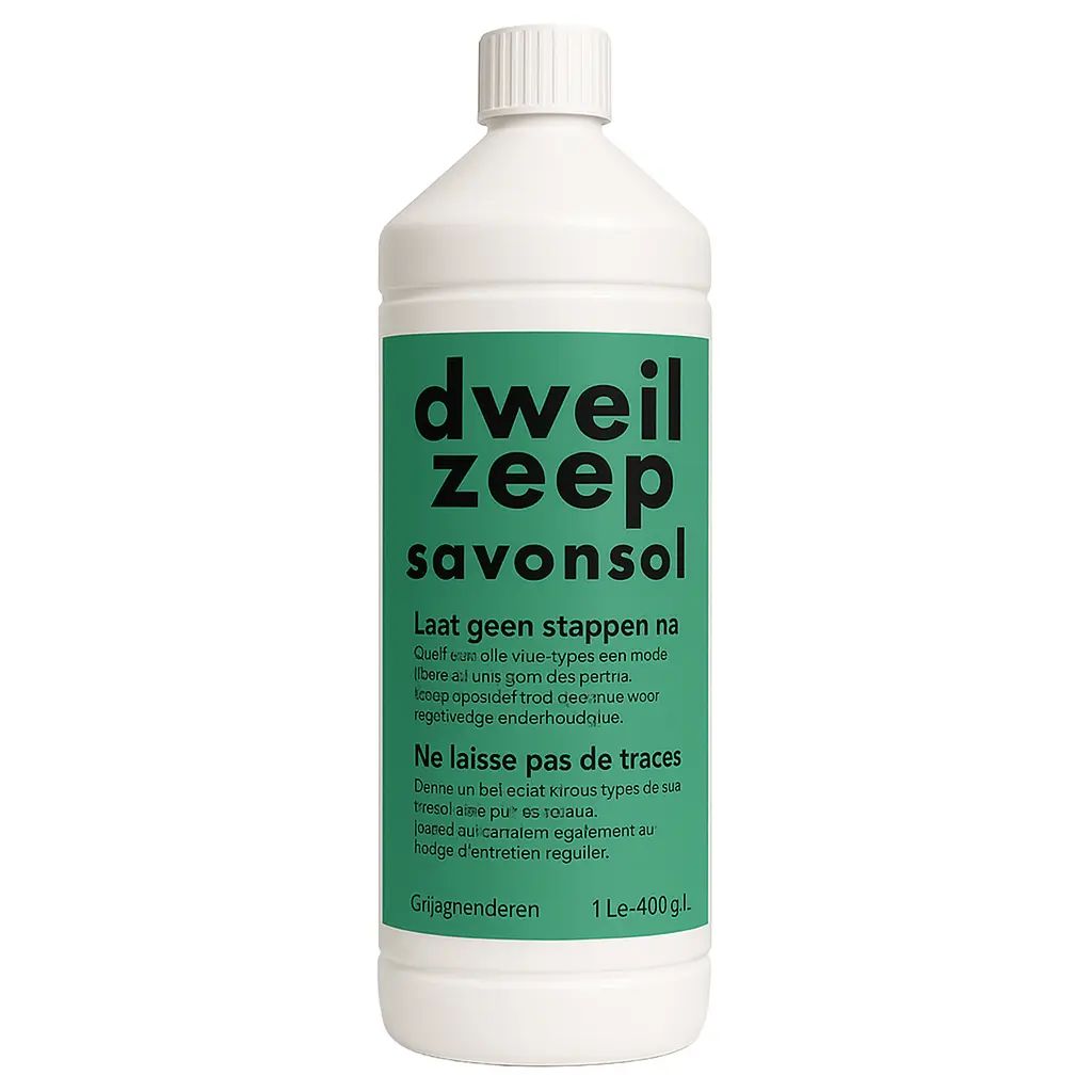 CHEMIEKOR Savon à récurer 1L | Savon pour sols authentique – 100 % biodégradable