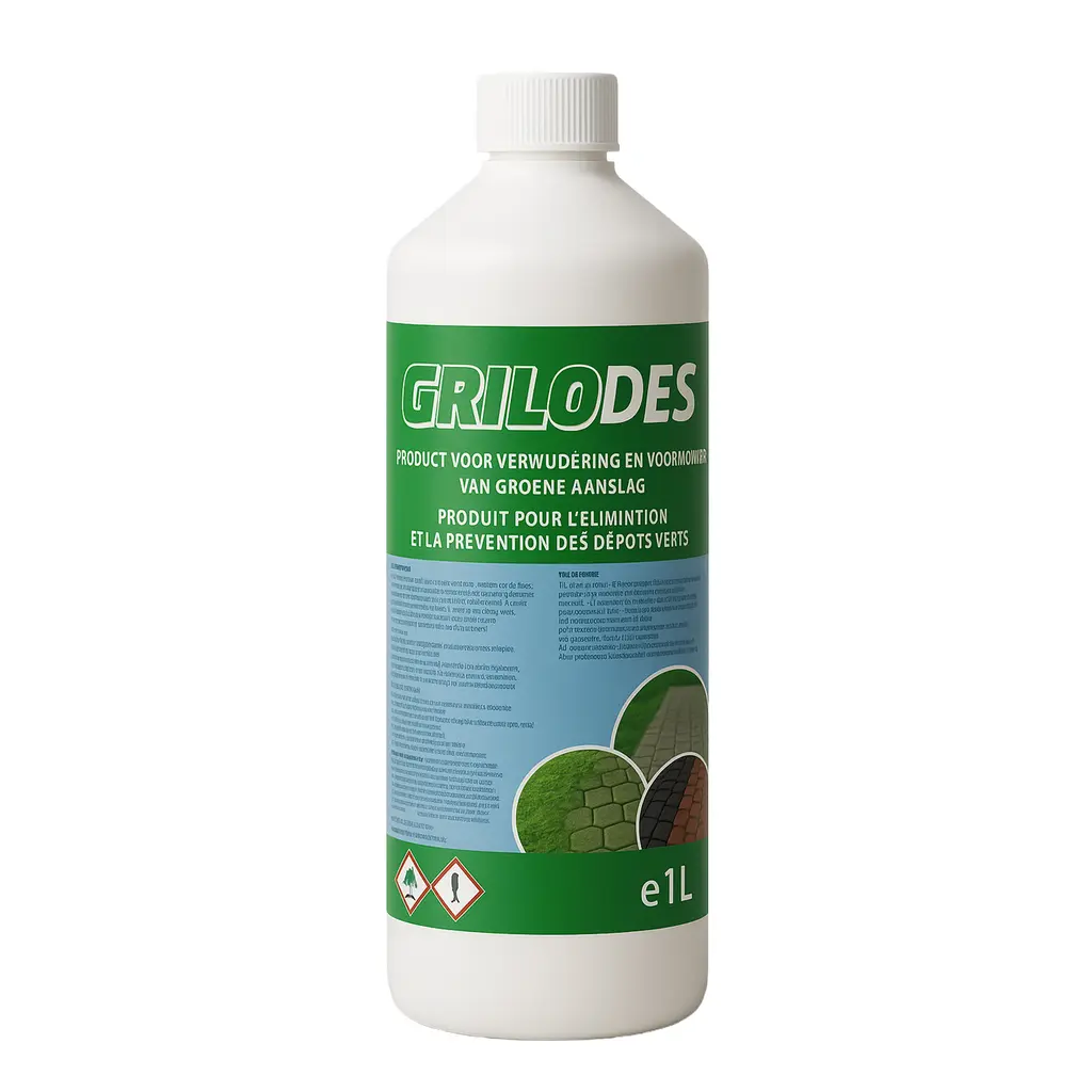 CHEMIEKOR Ontmosser 1L | Grilo DES | Anti-Mos - Groene Aanslag Verwijderen 