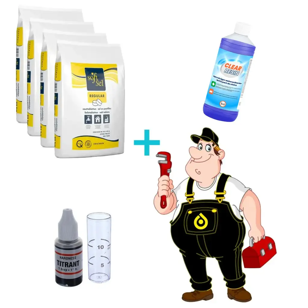 We Care Maintencance Water Softener + Soft Sel Tablets