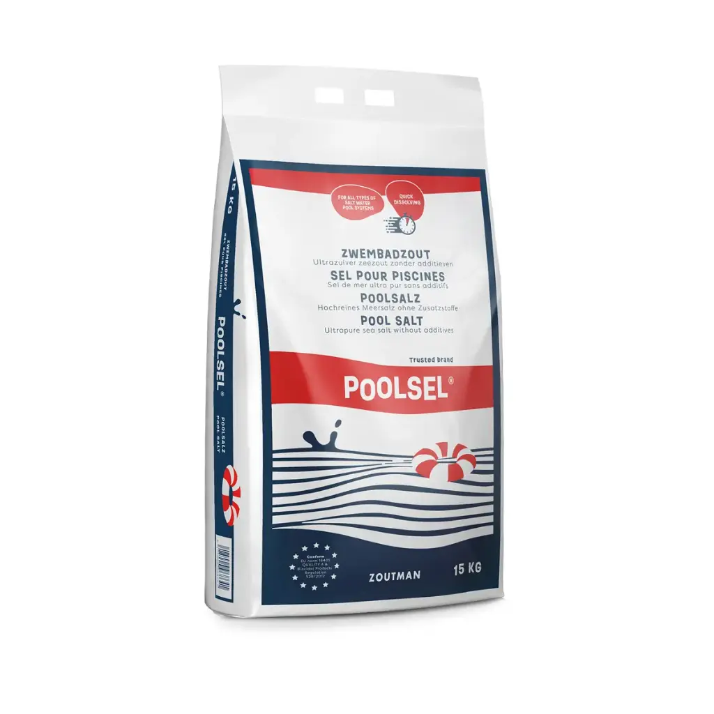 Poolsel 15KG - Zwembadzout Zout Elektrolyse