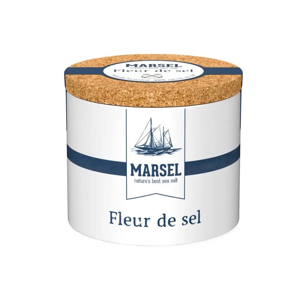 MARSEL® Fleur De Sel - Keramieken Pot 125gr
