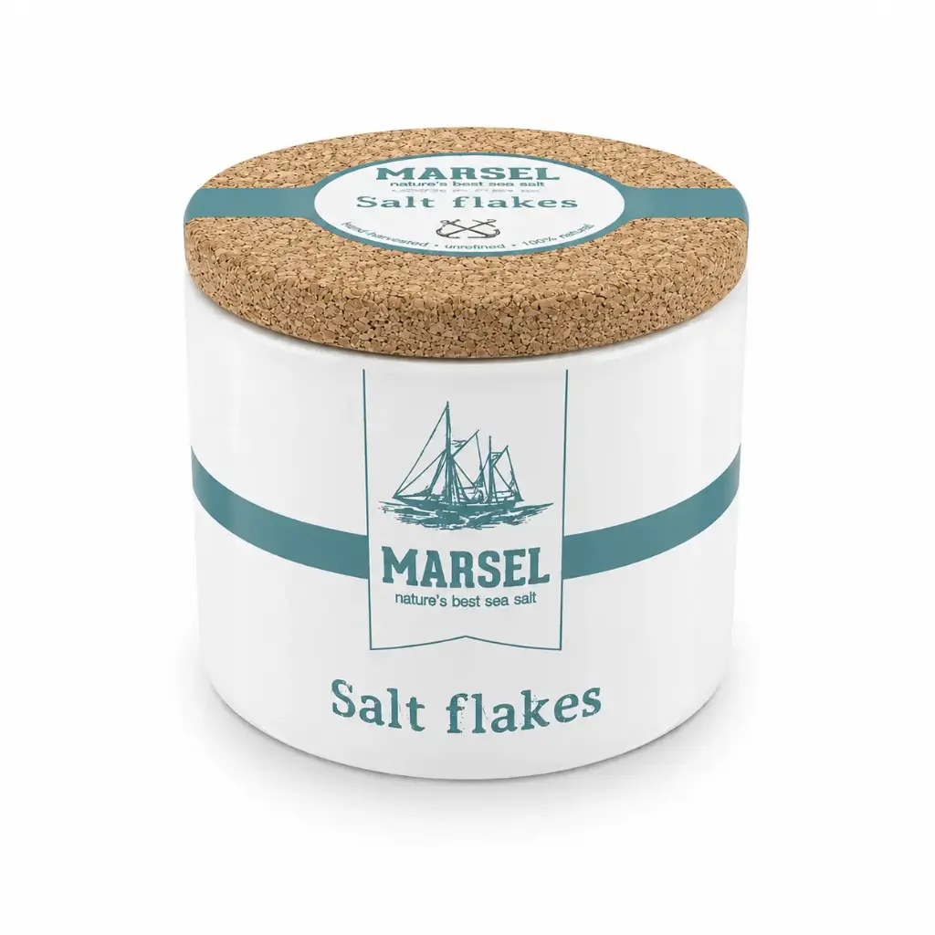 MARSEL® Salt Flakes - Keramieken Pot 75gr